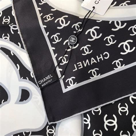 chanel scarves prices|authentic Chanel scarf.